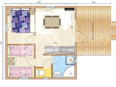 CHALET 5 personnes - Chalet CONFORT