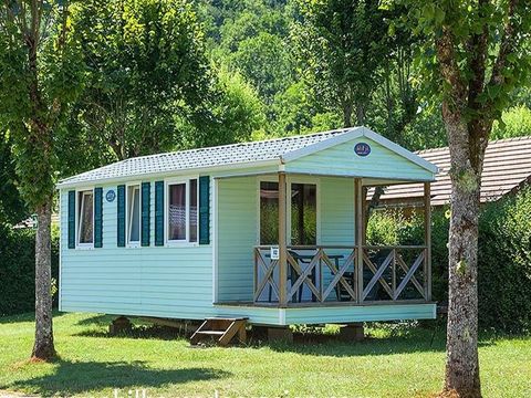 MOBILHOME 4 personnes - Mobil home Watipi ECO 26 m² (2 chambres)+terrasse couverte de 7 m² 1/4 pers