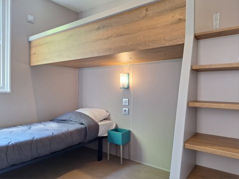 MOBILHOME 6 personnes - Cottage Ohara Côté Jardin Premium - 36m² - 3 chambres + Terrasse semi cou + TV + LV + Vue forêt 6 pers