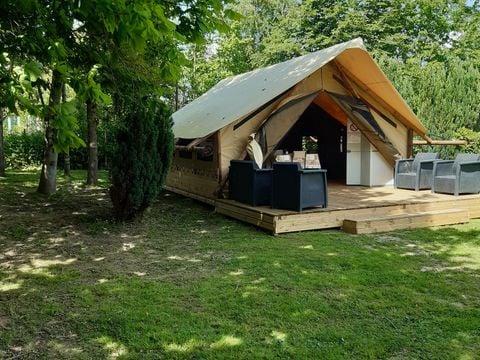 TENTE TOILE ET BOIS 4 personnes - Lodge