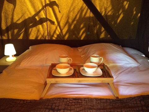 TENTE TOILE ET BOIS 4 personnes - Lodge