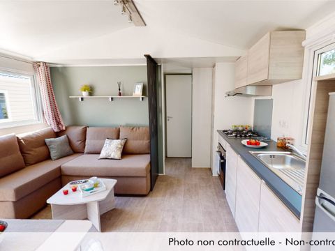 MOBILHOME 6 personnes - Elégance 2 chambres (6 pers) terrasse