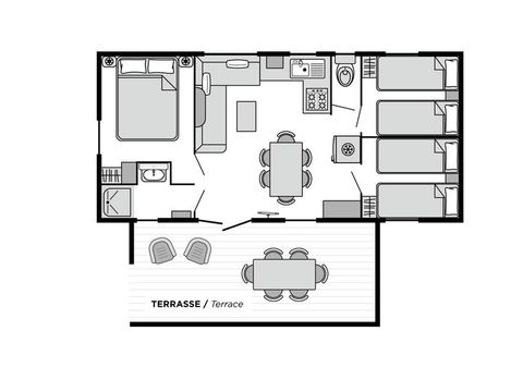 MOBILHOME 6 personnes - Nirvana CONFORT