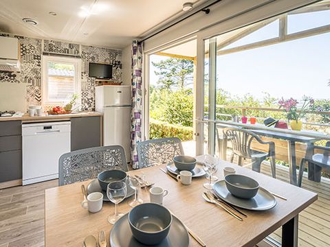 MOBILHOME 4 personnes - LUMIERE Premium plus Vue mer Dim.