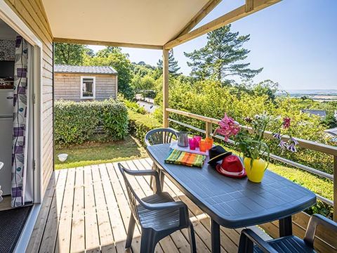 MOBILHOME 4 personnes - LUMIERE Premium plus Vue mer Dim.