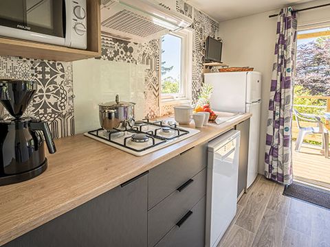 MOBILHOME 4 personnes - LUMIERE Premium plus Vue mer Dim.