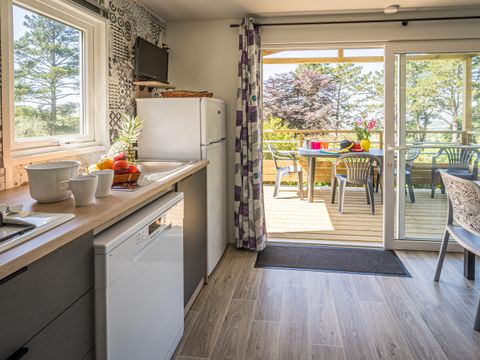 MOBILHOME 4 personnes - LUMIERE PREMIUM plus -  Vue sur Mer