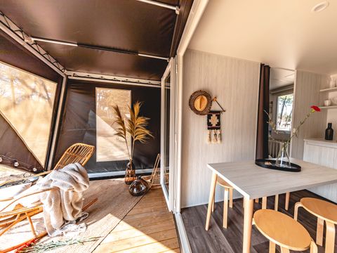 BUNGALOW TOILÉ 4 personnes - LODGE TOILÉ sans eau