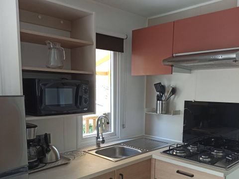 MOBILHOME 6 personnes - Comfort | 3 Ch. | 6 Pers. | Terrasse surélevée | Clim.