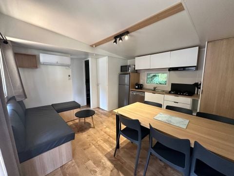 MOBILHOME 6 personnes - Premium | 3 Ch. | 6 Pers. | Terrasse Lounge | Clim.