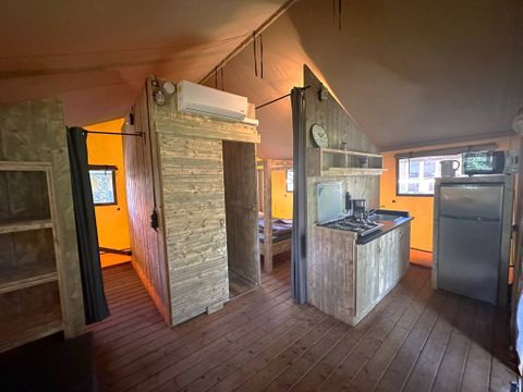 TENTE TOILE ET BOIS 5 personnes - Lodge | 2 Ch. | 5 Pers. | Clim.