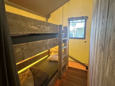 Tente en toile et en bois 5 personnes - Lodge | 2 Ch. | 5 Pers. | Clim.