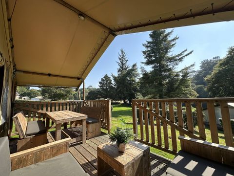 TENTE TOILE ET BOIS 6 personnes - Safari Lodge | 3 Ch. | 6 Pers. | Clim.