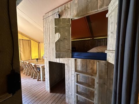 TENTE TOILE ET BOIS 6 personnes - Safari Lodge | 3 Ch. | 6 Pers. | Clim.