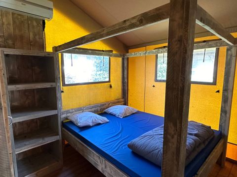 TENTE TOILE ET BOIS 6 personnes - Safari Lodge | 3 Ch. | 6 Pers. | Clim.