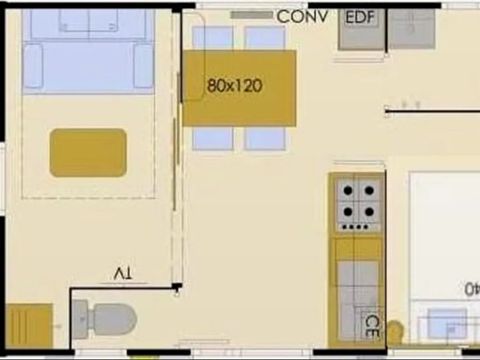 MOBILHOME 4 personnes - MODULO