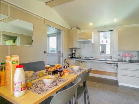 MOBILHOME 4 personnes - RESIDENTIEL PMR + TV