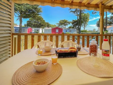 MOBILHOME 4 personnes - RESIDENTIEL ACCÈS PMR 2 chambres 4/6 pers. 