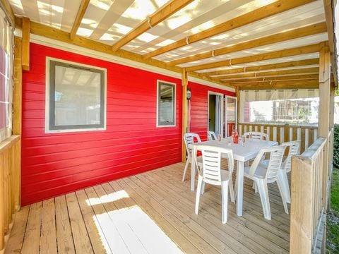 Mobilhome 6/8 personnes - RESIDENTIEL - 3 chambres
