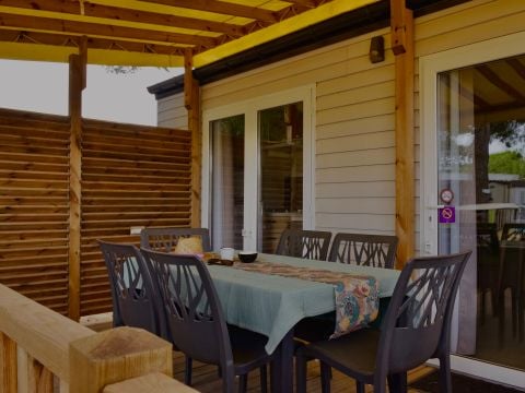 MOBILHOME 6 personnes - LE RIVIERA CLIMATISE 3 chambres