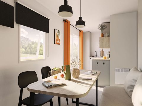 MOBILHOME 3 personnes - SELENIA DUO  - 2 Pers + bébé - 1 chambre - Draps et serviettes inclus