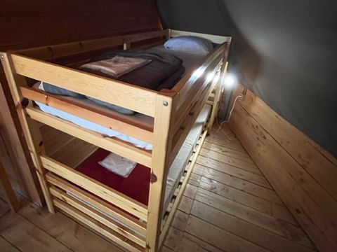 TENTE TOILE ET BOIS 4 personnes - Tipi 4 places