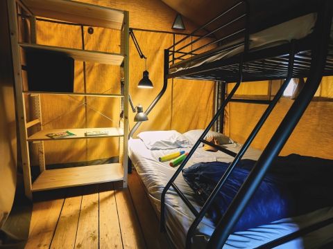 Tente en toile et en bois 5 personnes - LODGE COSY