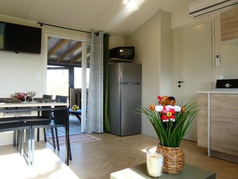 MOBILHOME 6 personnes - Gamme TRIO Premium avec Jacuzzi