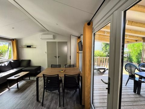 MOBILHOME 4 personnes - Authentique 3 Pièces 4 Personnes Climatisé + TV
