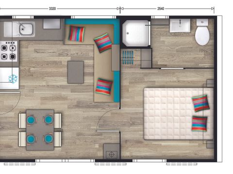 MOBILHOME 4 personnes - DUO