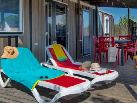 MOBILHOME 4 personnes - Gamme Duo Premium Jacuzzi