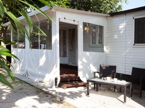 MOBILHOME 4 personnes - SENZA VISTA LAGO 24mq terrazzo/veranda chiuso