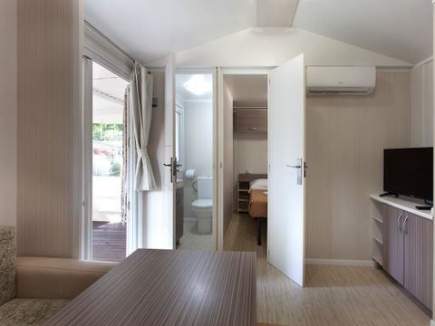 MOBILHOME 4 personnes - SENZA VISTA LAGO 24mq terrazzo/veranda chiuso