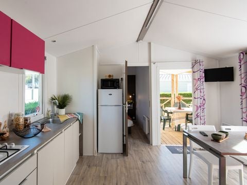 Mobilhome 6 personnes - COTTAGE - 2 Chambres - TV