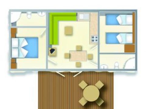 MOBILHOME 5 personnes - BAIA SUPERIOR