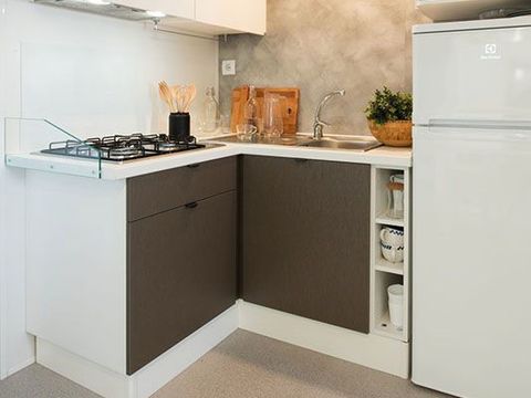 MOBILHOME 6 personnes - Comfort | 3 Ch. | 6 Pers. | Terrasse surélevée | Clim. | TV