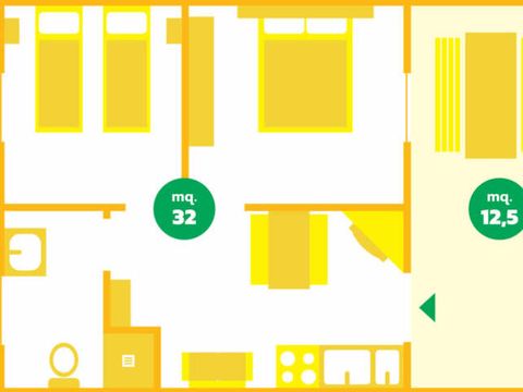 MAISON 4 personnes - MIMOSA