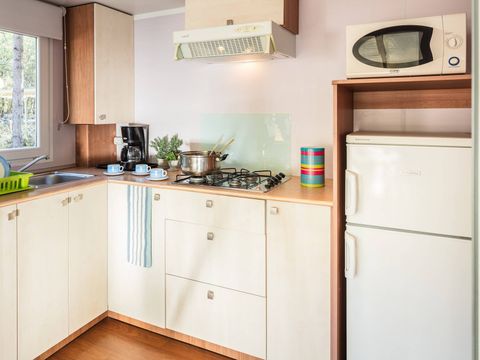 MOBILHOME 6 personnes - Comfort | 2 Ch. | 4/6 Pers. | Terrasse surélevée | Clim