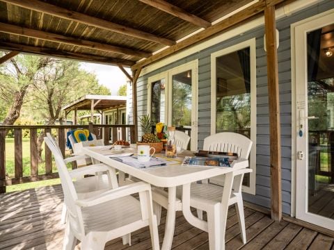 MOBILHOME 5 personnes - Mobil Home Confort 3 Pièces 5 Personnes (4 adultes + 1 enfant - 10 ans) Climatisé