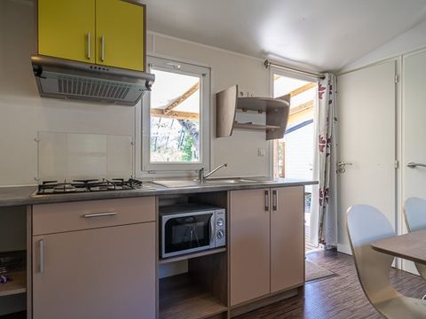 MOBILHOME 6 personnes - Classic | 2 Ch. | 4/6 Pers. | Terrasse surélevée | Clim.