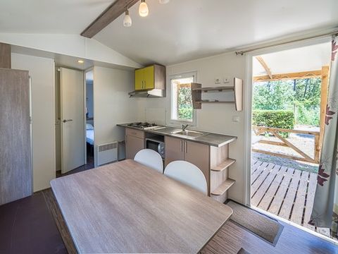 MOBILHOME 6 personnes - Classic | 2 Ch. | 4/6 Pers. | Terrasse surélevée | Clim.