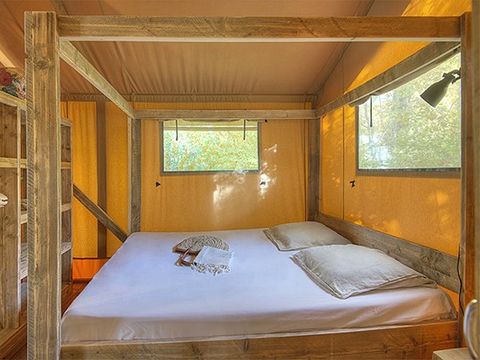 TENTE 5 personnes - Tente Safari | 2 Ch. | 4/5 Pers. | 1 SDB | Clim.