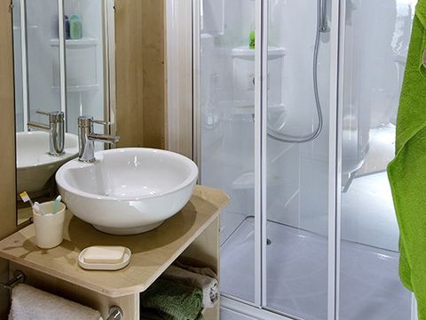 TENTE TOILE ET BOIS 5 personnes - Tente Safari | 2 Ch. | 4/5 Pers. | 1 SDB | Clim.