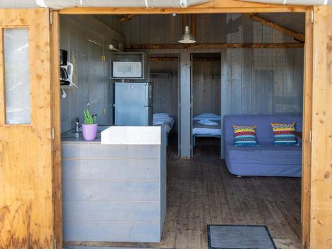 Hébergement 5 personnes - FLOWER LODGE BOIS SUR PILOTIS