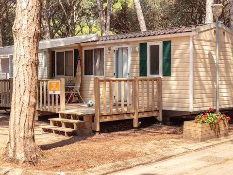 MOBILHOME 6 personnes - Classic | 3 Ch. | 6 Pers. | Terrasse surélevée | Clim.