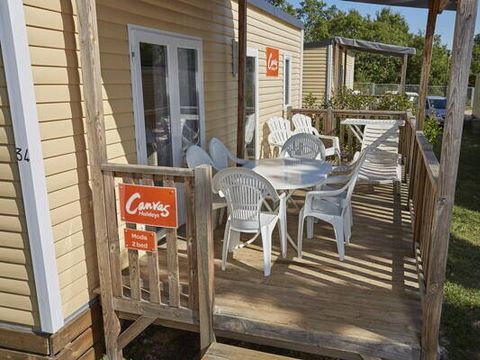 MOBILHOME 6 personnes - Comfort | 2 Ch. | 4/6 Pers. | Terrasse surélevée | Clim.