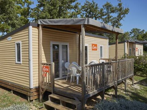 MOBILHOME 6 personnes - Comfort | 2 Ch. | 4/6 Pers. | Terrasse surélevée | Clim.