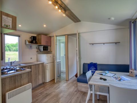 MOBILHOME 4 personnes - Mobil-Home Confort 25m² Loggia - 2 chambres + Terrasse couverte 4 pers
