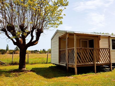 MOBILHOME 4 personnes - Mobil-Home Confort 25m² Loggia - 2 chambres + Terrasse couverte 4 pers