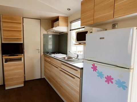 MOBILHOME 6 personnes - Mobil-Home Standard 30m² Trémolat - 3 chambres + Terrasse semi-couverte 6 pers